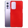 OnePlus 9 rubberen plastic behuizing - rood