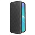 OnePlus Nord 2T Flip Case - Koolstofvezel - Zwart