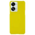 OnePlus Nord 2T Rubberen Plastic Hoesje - Geel