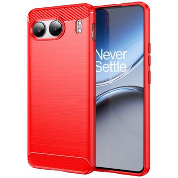 OnePlus Nord 4 Geborsteld TPU Hoesje - Koolstofvezel