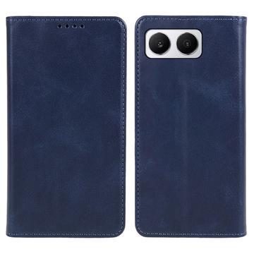 OnePlus Nord 4 Portemonnee Hoesje met Magnetische Sluiting - Kalf Textuur - Blauw