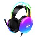 Onikuma X25 RGB bedrade gaming koptelefoon - Zwart