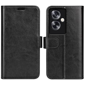 Oppo A79/A2 Portemonnee Hoesje met Magneetsluiting - Zwart