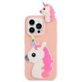 3D Cartoon iPhone 14 Pro Max TPU Hoesje