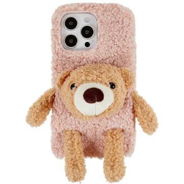 3D Plush Doll iPhone 14 Pro TPU Hoesje