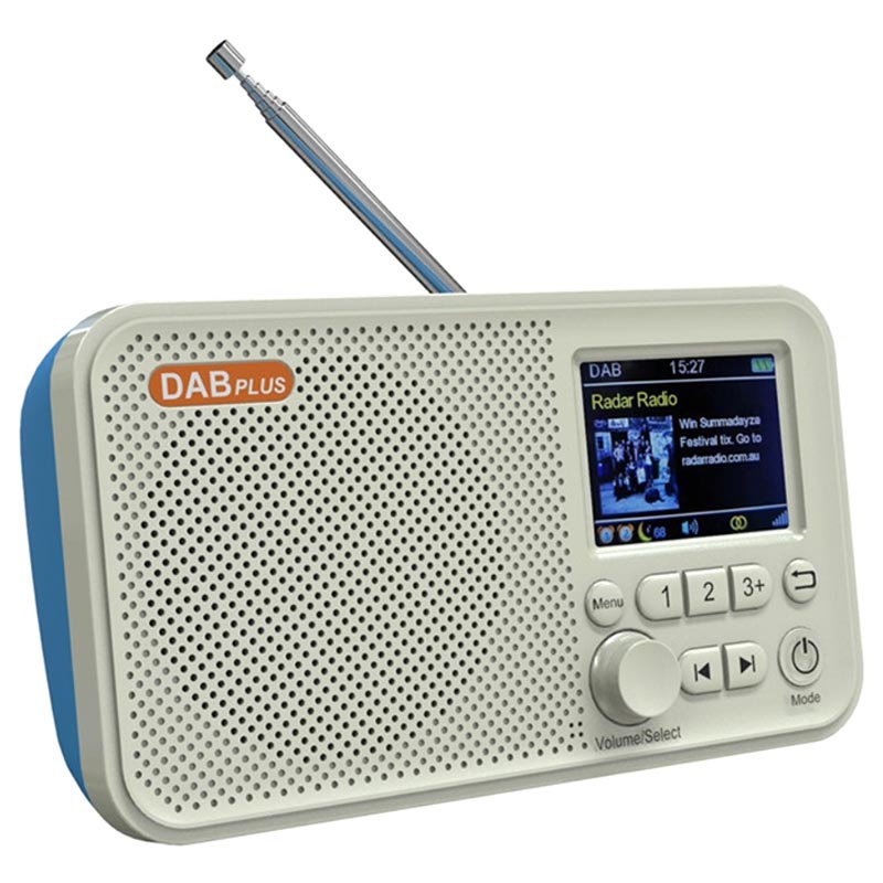 Draagbare DAB Radio Bluetooth Speaker - Blauw