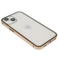 iPhone 14 Max Magnetisch Hoesje met Gehard Glas - Goud