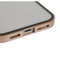 iPhone 14 Max Magnetisch Hoesje met Gehard Glas - Goud