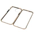 iPhone 14 Max Magnetisch Hoesje met Gehard Glas - Goud