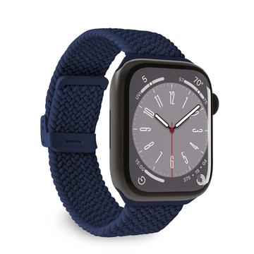 Apple Watch Series Ultra 2/Ultra/9/8/SE (2022)/7/SE/6/5/4/3/2/1 Puro Loop Band - 49mm/45mm/44mm/42mm (Geopende verpakking - Uitstekend) - Donkerblauw