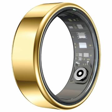 R99 Fitness & Wellness Smart Ring met Oplaadhoesje - Maat: 10/19.9mm - Goud