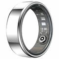 R99 Fitness & Wellness Smart Ring met Oplaadhoesje - Maat: 11/20.7mm - Zilver