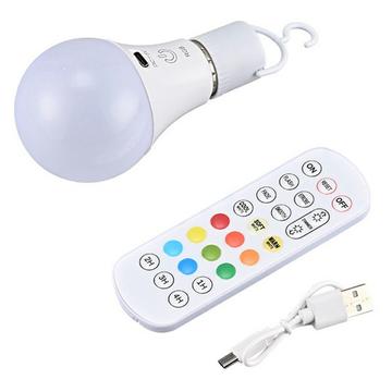 Oplaadbare RGB-lamp met afstandsbediening en timer