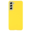 Samsung Galaxy S21 FE 5G Rubberen Plastic Case - Geel