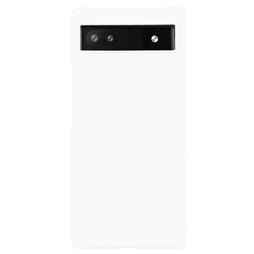 Google Pixel 6a rubberen plastic behuizing - wit