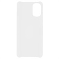 Motorola Moto G22 rubberen plastic behuizing - wit