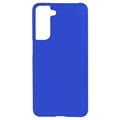 Samsung Galaxy S21 FE 5G Rubberen Plastic Case - Blauw