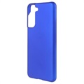 Samsung Galaxy S21 FE 5G Rubberen Plastic Case - Blauw