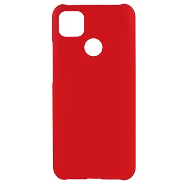 Xiaomi Redmi 9C, Redmi 9C NFC rubberen plastic behuizing - rood