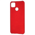 Xiaomi Redmi 9C, Redmi 9C NFC rubberen plastic behuizing - rood