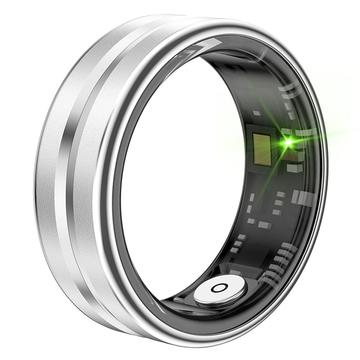 SR03 Ultradunne Multifunctionele Smart Ring - Maat: 11/20.7mm - Zilver