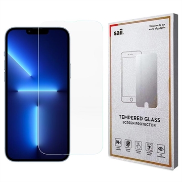 Saii 3D Premium iPhone 13/13 Pro gehard glas - 9H Screenprotector - 2 St.