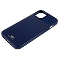 Saii Carbon Fiber iPhone 13 TPU Case - Blauw