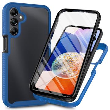 Samsung Galaxy A16 360 Protection Series Hoesje - Blauw / Doorzichtig