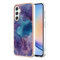 Samsung Galaxy A25 Marmerpatroon Gegalvaniseerd IMD TPU Hoesje