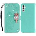 Samsung Galaxy A35 Uil Strass Portemonnee Hoesje