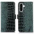 Samsung Galaxy A36 Crocodile Series Wallet Leren Hoesje met RFID