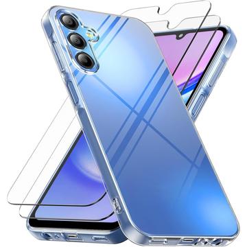 Samsung Galaxy A36 Saii 2-in-1 TPU-hoesje en Glazen Screenprotector