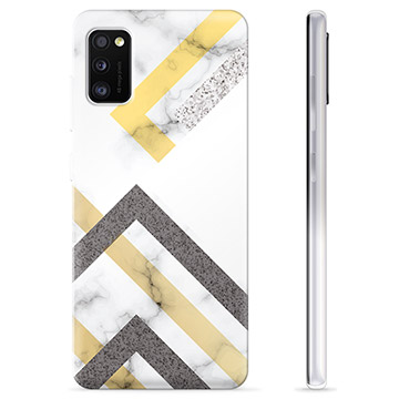 Samsung Galaxy A41 TPU Hoesje - Abstract Marmer