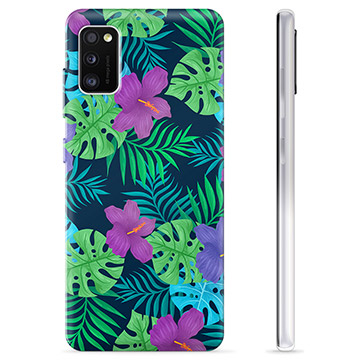 Samsung Galaxy A41 TPU Hoesje - Tropische Bloem