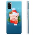 Samsung Galaxy A41 TPU Hoesje - Winter Piggy