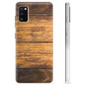 Samsung Galaxy A41 TPU Hoesje - Hout