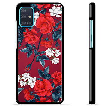 Samsung Galaxy A51 Beschermhoes - Vintage Bloemen