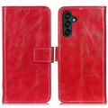 Samsung Galaxy A55 Wallet Case met Magnetische Sluiting - Rood