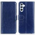 Samsung Galaxy F34/M34 5G Portemonnee Hoesje met Magnetische Sluiting - Donkerblauw