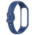 Samsung Galaxy Fit 2 Vervangende Siliconen Band met Geïntegreerd Frame - Donkerblauw