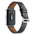 Samsung Galaxy Fit3 lederen band - zwart