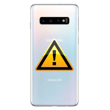 Samsung Galaxy S10 Batterij Cover Reparatie - Prisma Wit