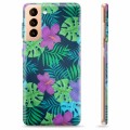 Samsung Galaxy S21+ 5G TPU Hoesje - Tropische Bloem