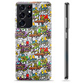 Samsung Galaxy S21 Ultra 5G TPU Hoesje - Graffiti