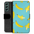 Samsung Galaxy S22+ 5G Premium Wallet Hoesje - Bananen