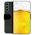 Samsung Galaxy S22+ 5G Premium Portemonnee Hoesje - Bier