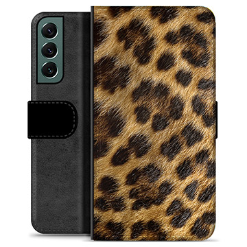 Samsung Galaxy S22+ 5G Premium Wallet Hoesje - Luipaard