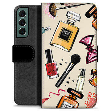 Samsung Galaxy S22+ 5G Premium Portemonnee Hoesje - Make-up