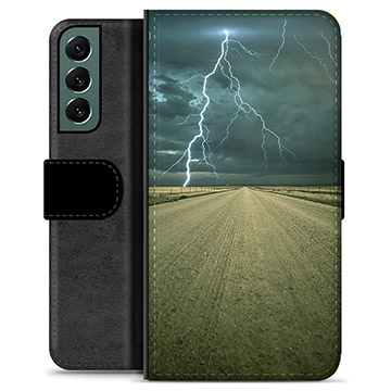 Samsung Galaxy S22+ 5G Premium Portemonnee Hoesje - Storm