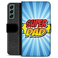 Samsung Galaxy S22+ 5G Premium Portemonnee Hoesje - Super Dad